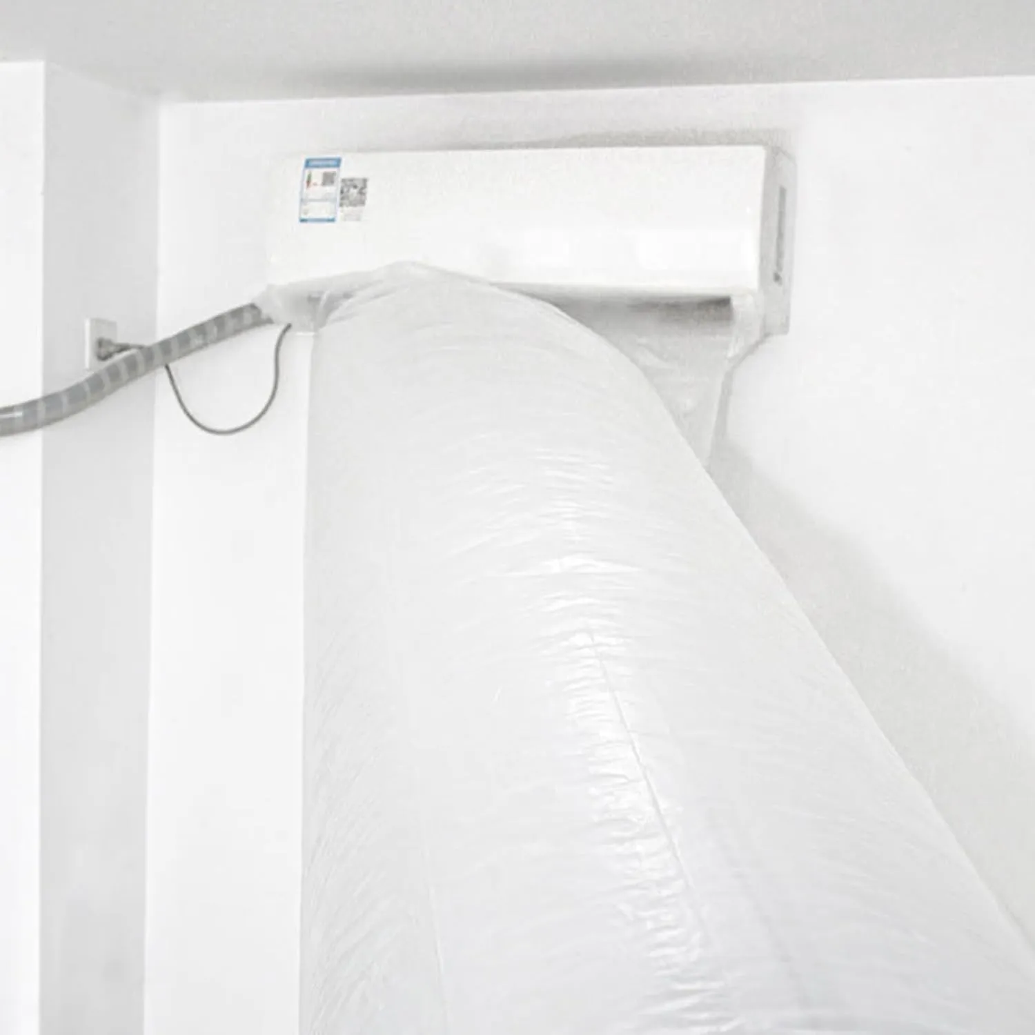 Universal Duct Extension Pipe Flexible Air Conditioner Exhaust Hose Air Conditioner Blowing Bag Exhaust Pipe Replacement Double-sided Tape Air Outlet Cooling Duct Room Ventilation