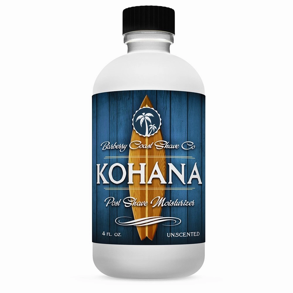 Unscented Kohana Aftershave - Post Shave Moisturizer & Face Lotion for Men with Sensitive Skin - Luxury All-Natural Skin Nourishing Ingredients - Alcohol Free