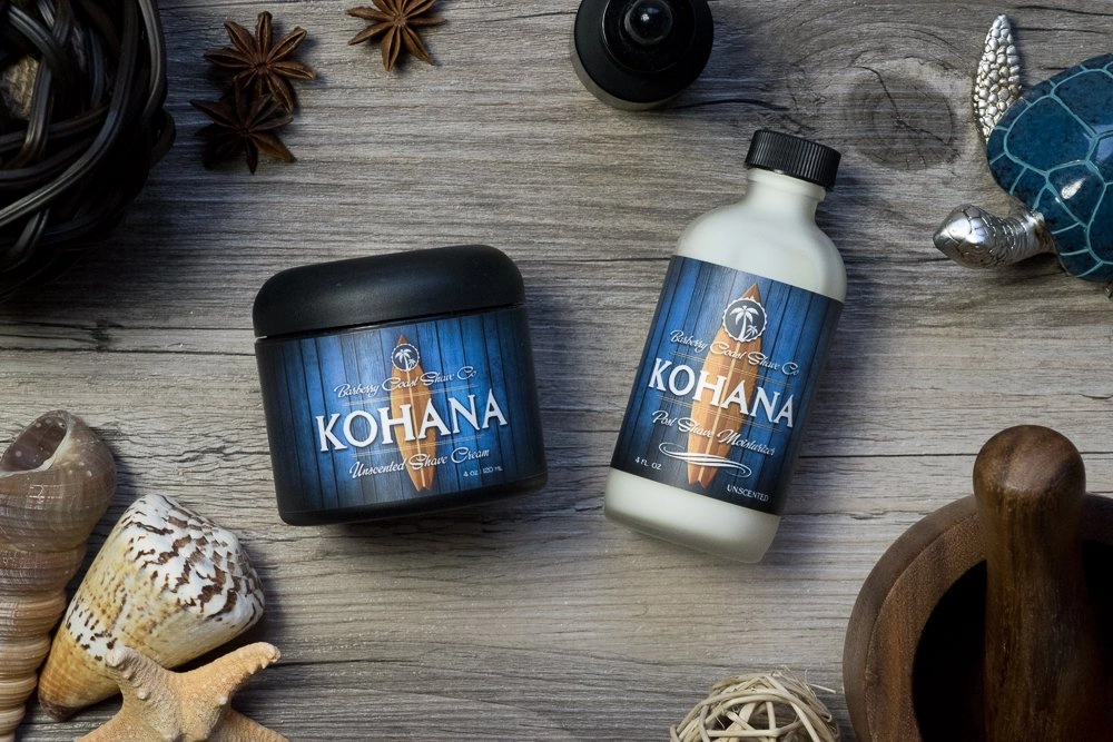 Unscented Kohana Aftershave - Post Shave Moisturizer & Face Lotion for Men with Sensitive Skin - Luxury All-Natural Skin Nourishing Ingredients - Alcohol Free