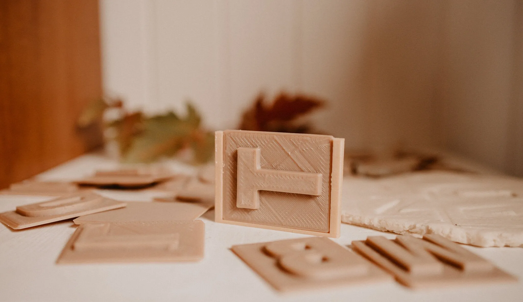 Upper Case Alphabet Letter Eco Stamp Set
