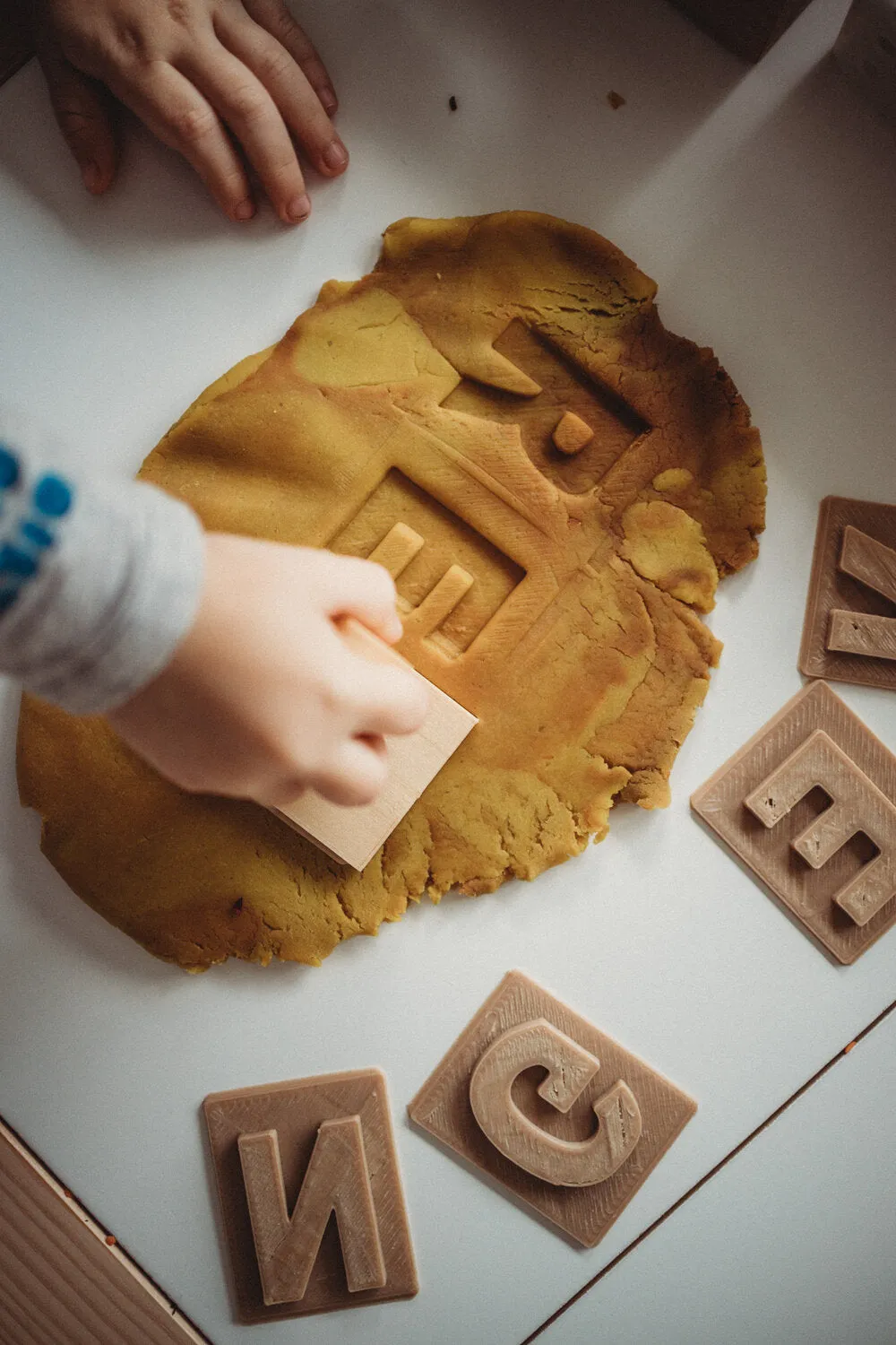 Upper Case Alphabet Letter Eco Stamp Set