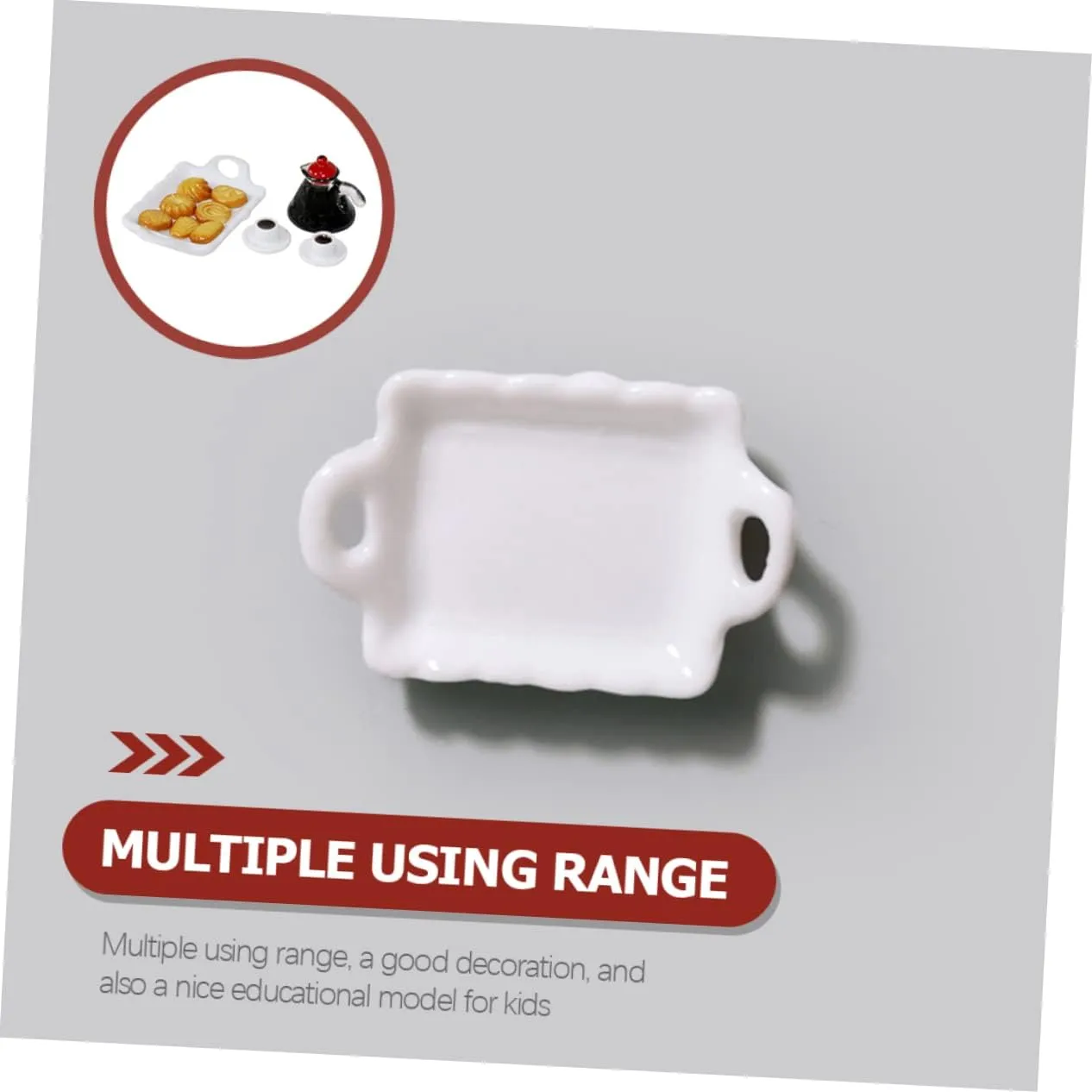 VANZACK 2 Sets Miniature Kitchen Set Functional Tiny Home Mini Coffee Cup Model