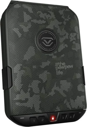 VAULTEK LifePod 2.0 Secure Waterproof Travel Case Rugged Electronic Lock Box Travel Organizer Portable Handgun Case with Backlit Keypad (Colion Noir Edition)