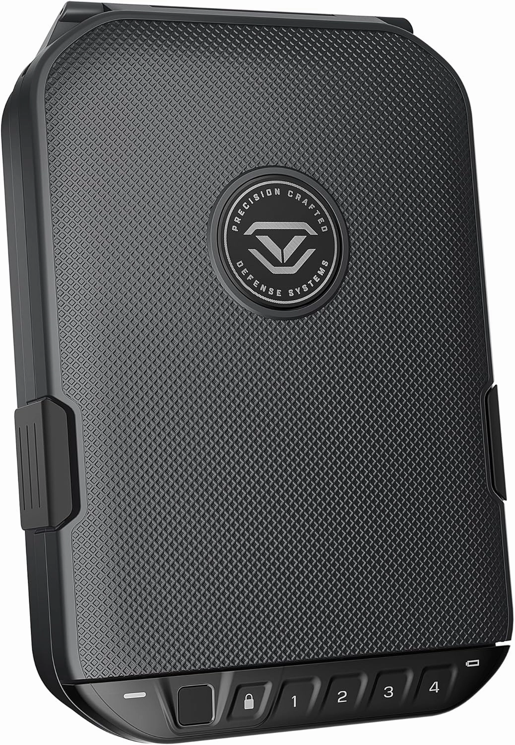 VAULTEK LifePod 20 Weatherproof Lockable Portable Case Secure Rugged Portable Handgun Safe with Biometric Scanner and Backlit Keypad (Titanium Gray) (Biometric)