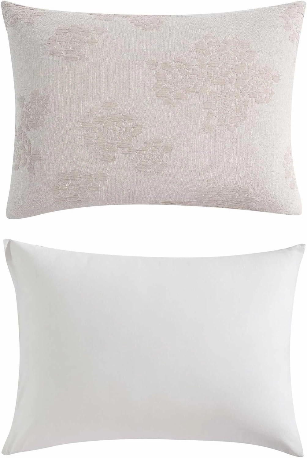 Vera Wang - Comforter Set, Luxurious Bedding Set with Matching Shams, Floral Design, Chic Room Essentials (Roses Beige, Queen)