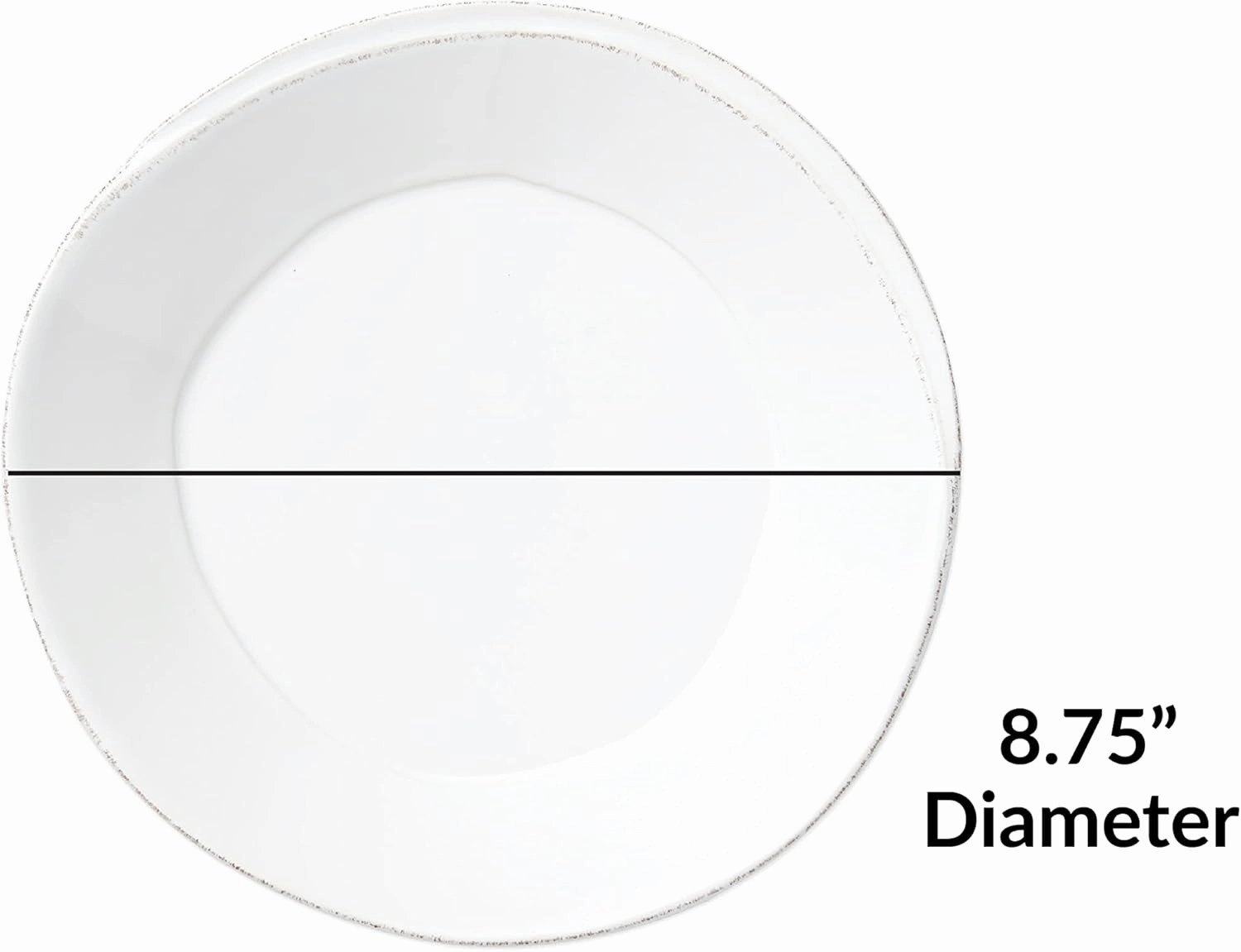 Vietri Italian Lastra Collection Dinnerware Sets (White, Pasta Bowls, Set of 4)