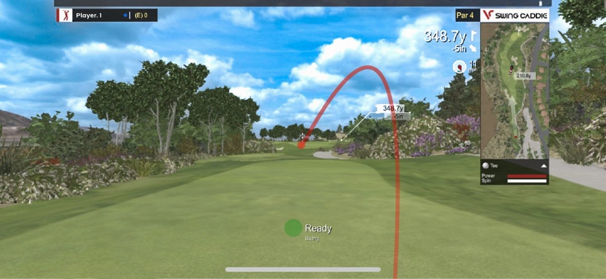 Voice Caddie SC4 Simulator   Launch Monitor