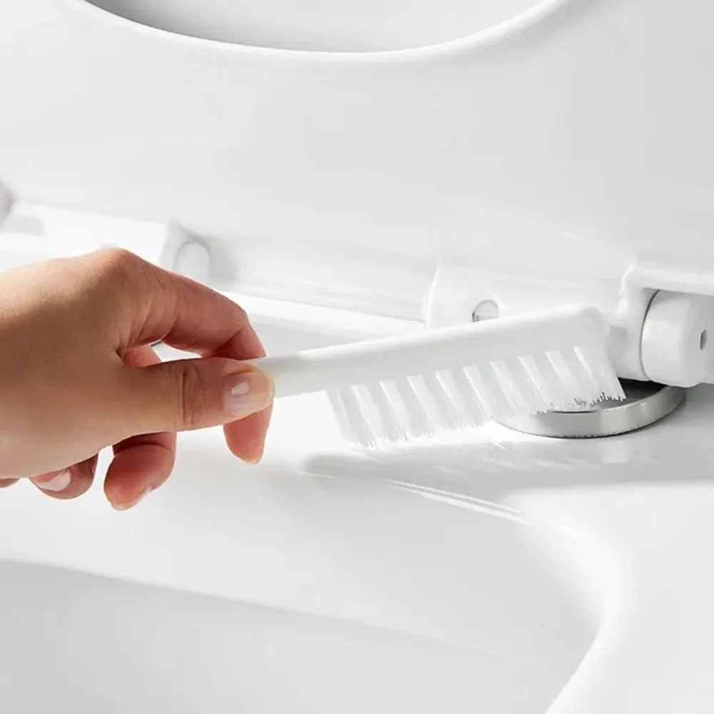 Wall Mounted TPR Toilet Brush With Long Handle Silicone Soft Bristle Brush