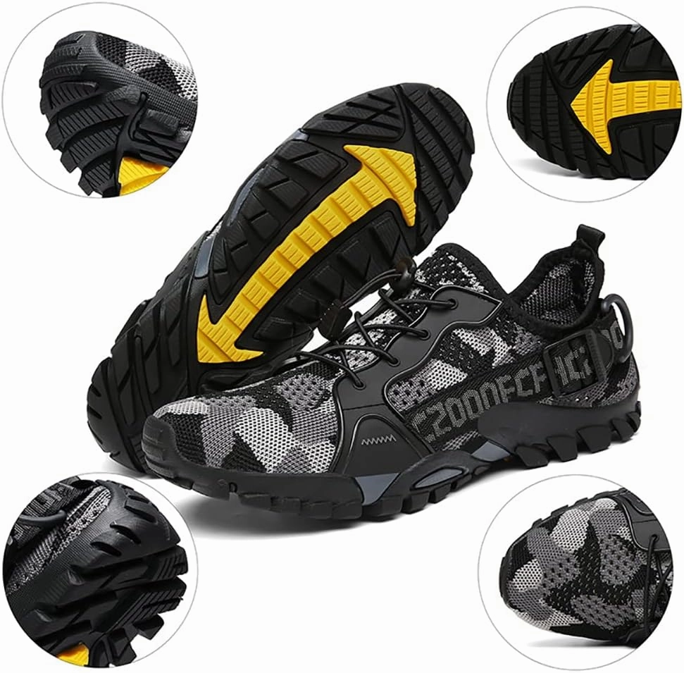 Water Shoes Men Women Outdoor Hiking Shoes Quick Drying Beach Aqua Shoes Travel Trekking Walking Climbing Sneakers