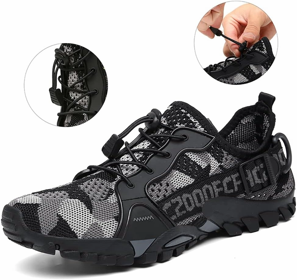 Water Shoes Men Women Outdoor Hiking Shoes Quick Drying Beach Aqua Shoes Travel Trekking Walking Climbing Sneakers