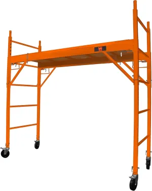 WEN 31110T Baker-Style 6.25 ft. Multi-Purpose 1000-Pound-Capacity Rolling Steel Scaffolding