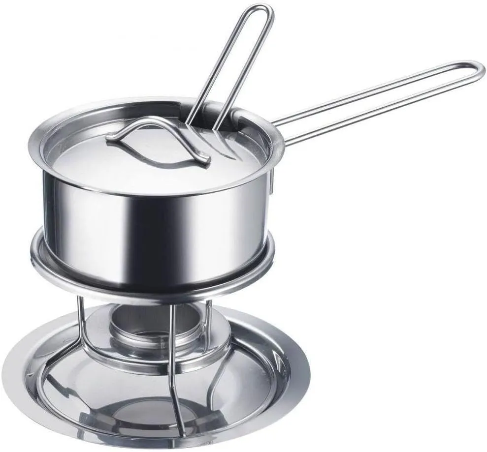 Westmark Small Butter Pan/Sauce Heater, 9.3" x 5.5" x 5.2", Stainless Steel