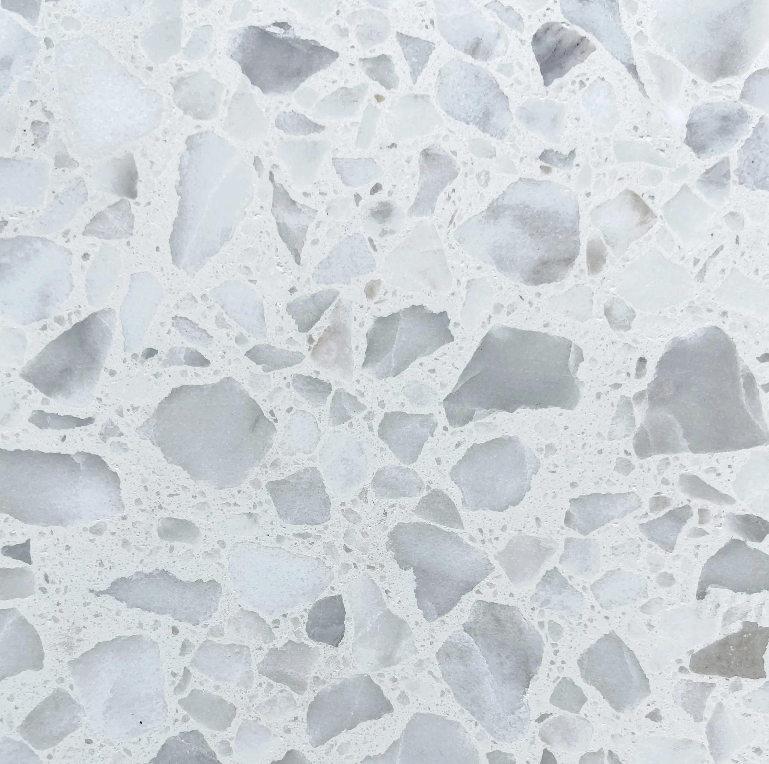 WHITE ITALIAN TERRAZZO TILE
