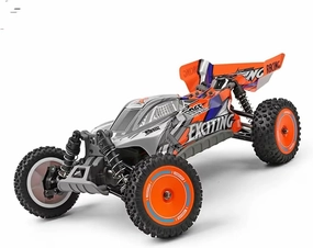 WLtoys xks 124010 55KM/H RC Car Professional Racing Vehicle 1:12 4WD Off-Road Electric High Speed Drift Remote Control Toys for Children(Orange 2B)