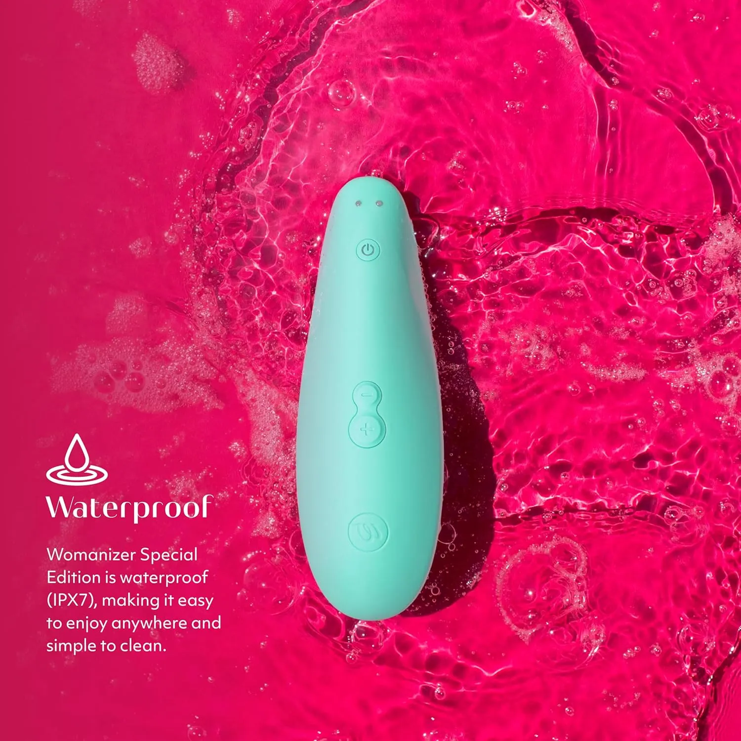 Womanizer Special Edition Clitoris Vibrator for Women | Clit Sucker Adult Toys | Vibrating Sex Toy | Clitoral Stimulator for Woman | 12 Suction Speeds | Waterproof & Rechargeable Stimulation | Mint