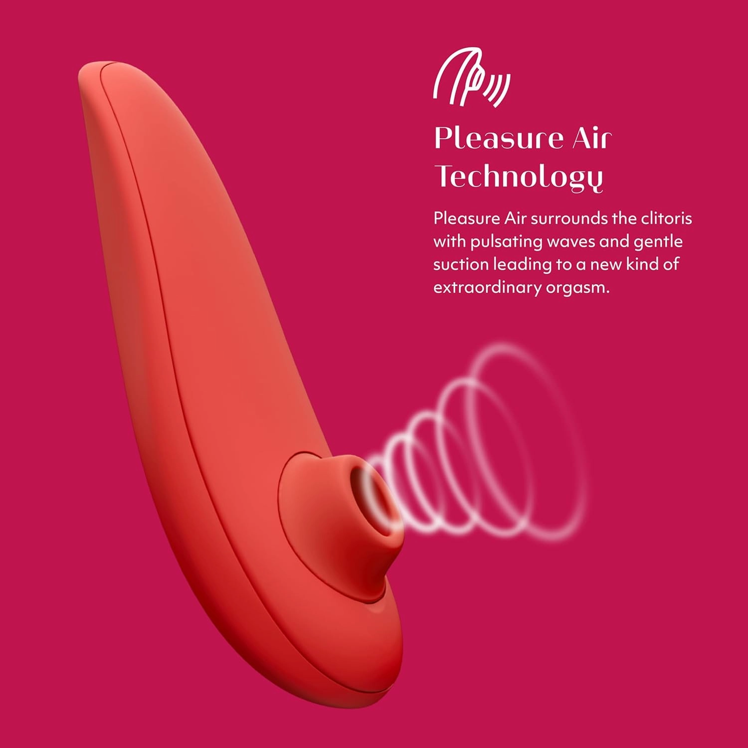 Womanizer x Marilyn Monroe Special Edition Clitoris Vibrator for Women | Clit Sucker Adult Toys | Vibrating Sex Toy | Clitoral Stimulator with 12 Suction Speeds | Waterproof & Rechargeable | Red