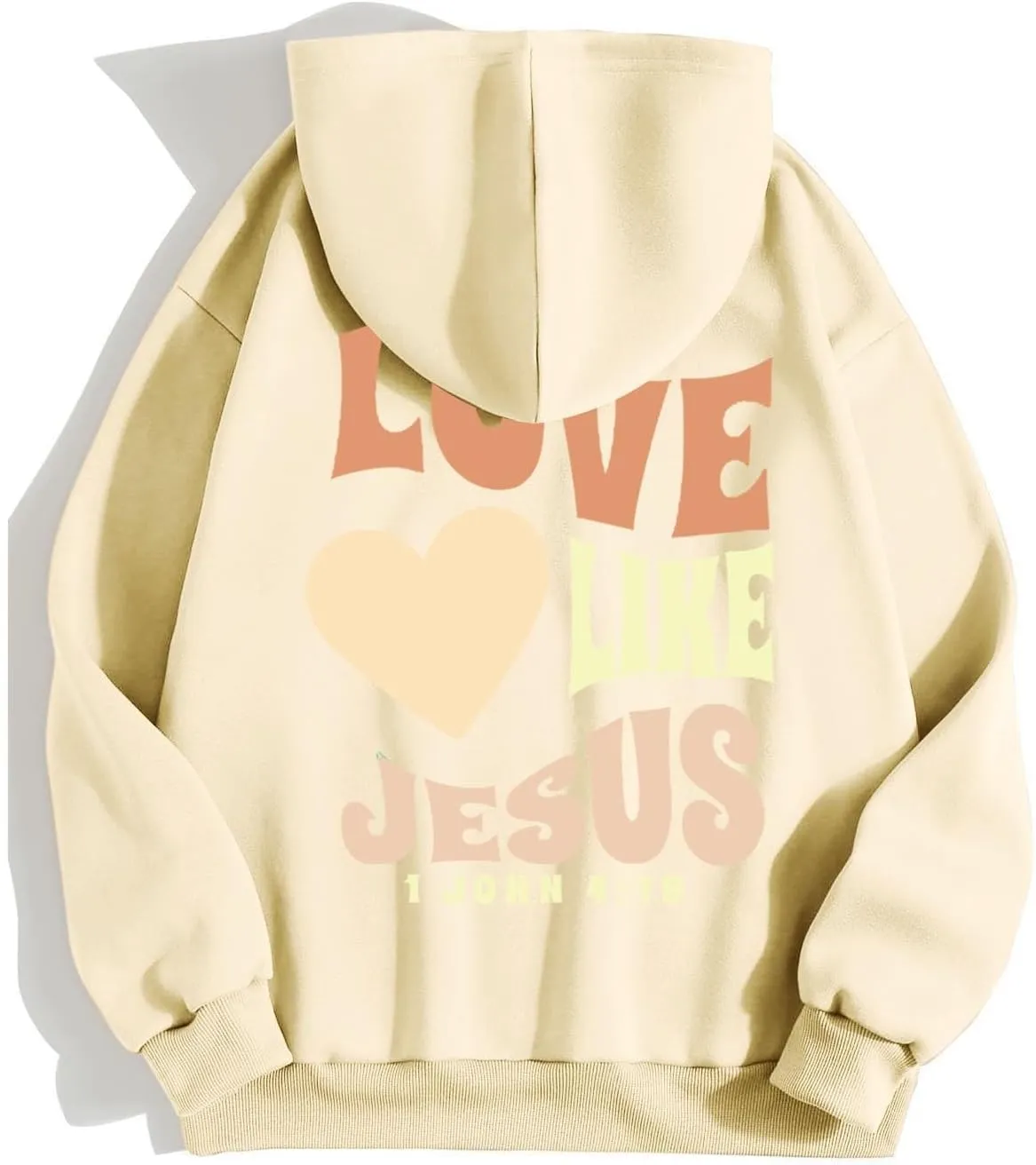 Women Christian Graphic Hoodies Love Like Jesus God Faith Shirts Bible Faith Quote Gifts Shirt Christian Sweatshirt