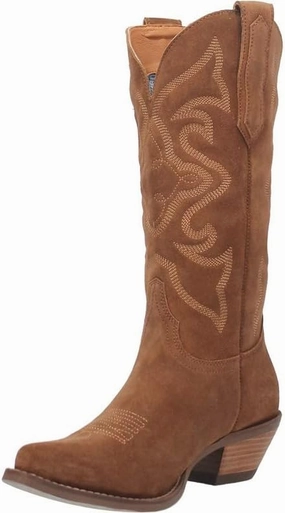 Women's Out West Fashion Boot, Camel, 6.5