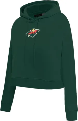 Womens NHL Classic Chenille Cropped Pullover Hoodie