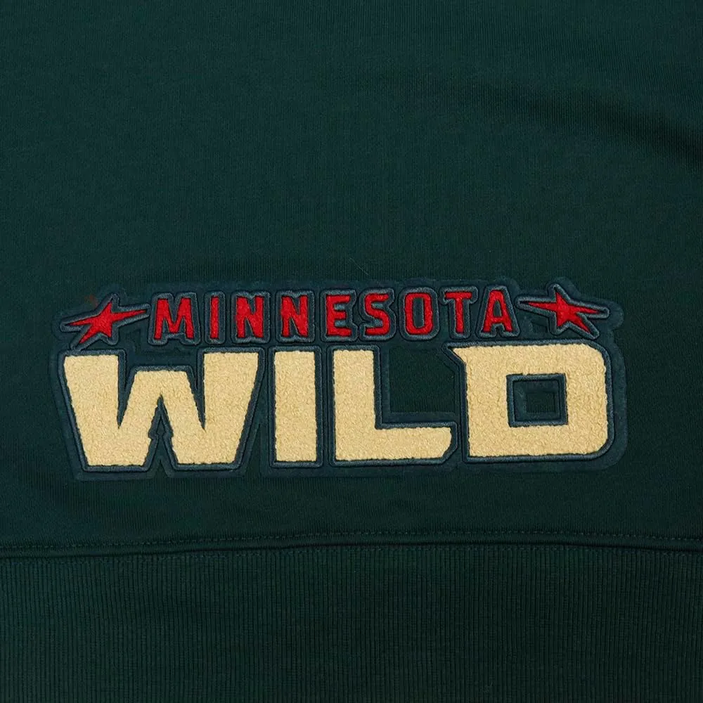 Womens NHL Classic Chenille Cropped Pullover Hoodie
