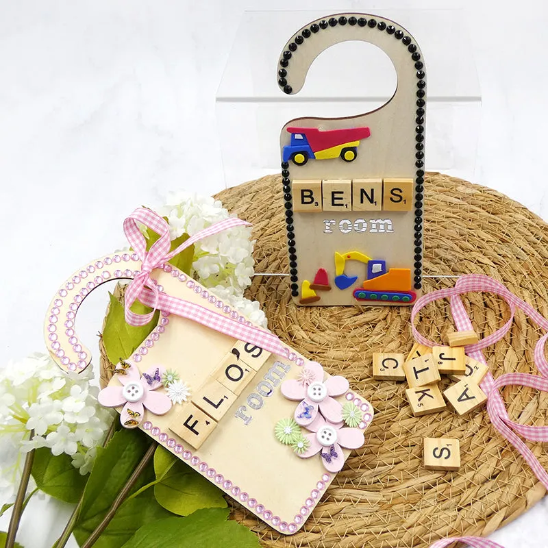 WOOD CRAFT LETTER TILES NATURAL 26PC