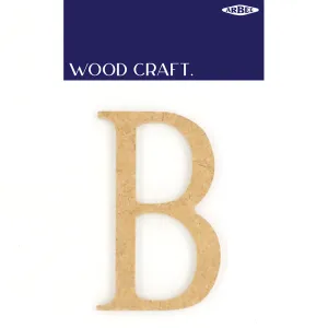 WOODEN ALPHABET LETTER MEDIUM B
