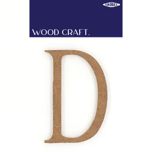 WOODEN ALPHABET LETTER MEDIUM D