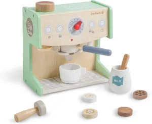 Wooden Coffee Maker Set with Accessories, 2 in 1 Toy Coffee Machine and Shop, Kitchen Pretend Play Toy for Kids Ages 3 Years and Up – FSC Certified