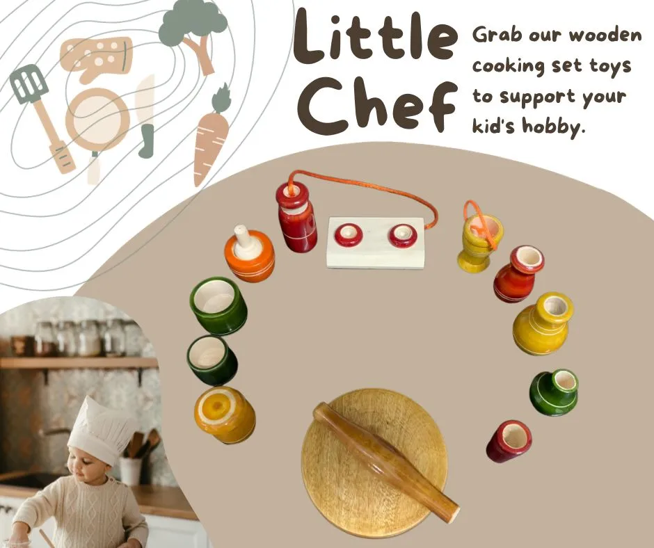 Wooden Kitchen play set