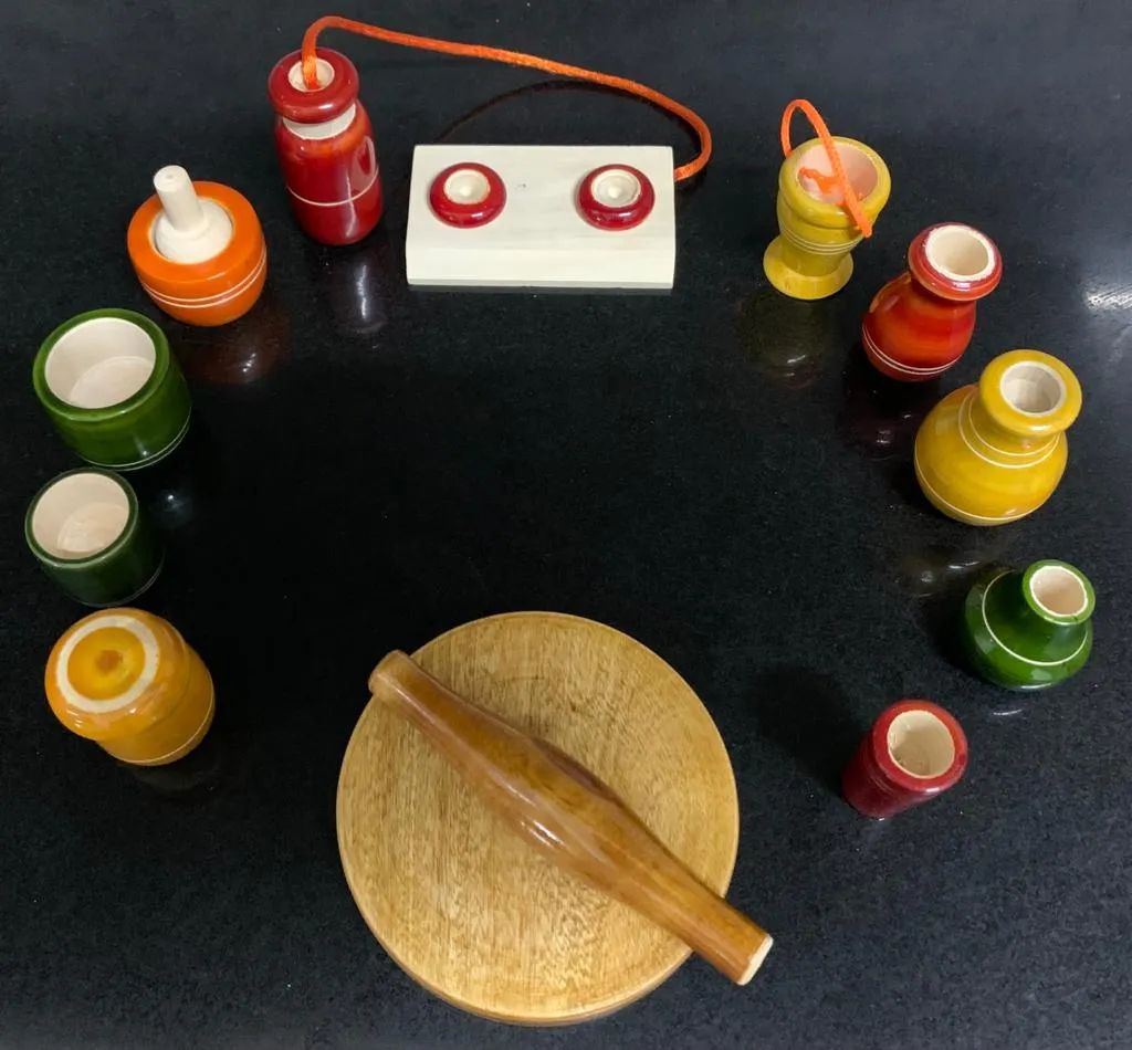 Wooden Kitchen play set
