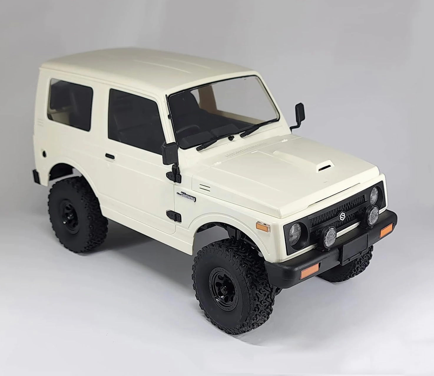 WPL C74 RC Truck 1/10 RC Crawler Off Road Truck 4x4 RC Rock Crawler RTR with Proportional Steering 370 Motor, Counter Rotating Gearbox, Leaf Spring Chassis Hobby Grade Toy