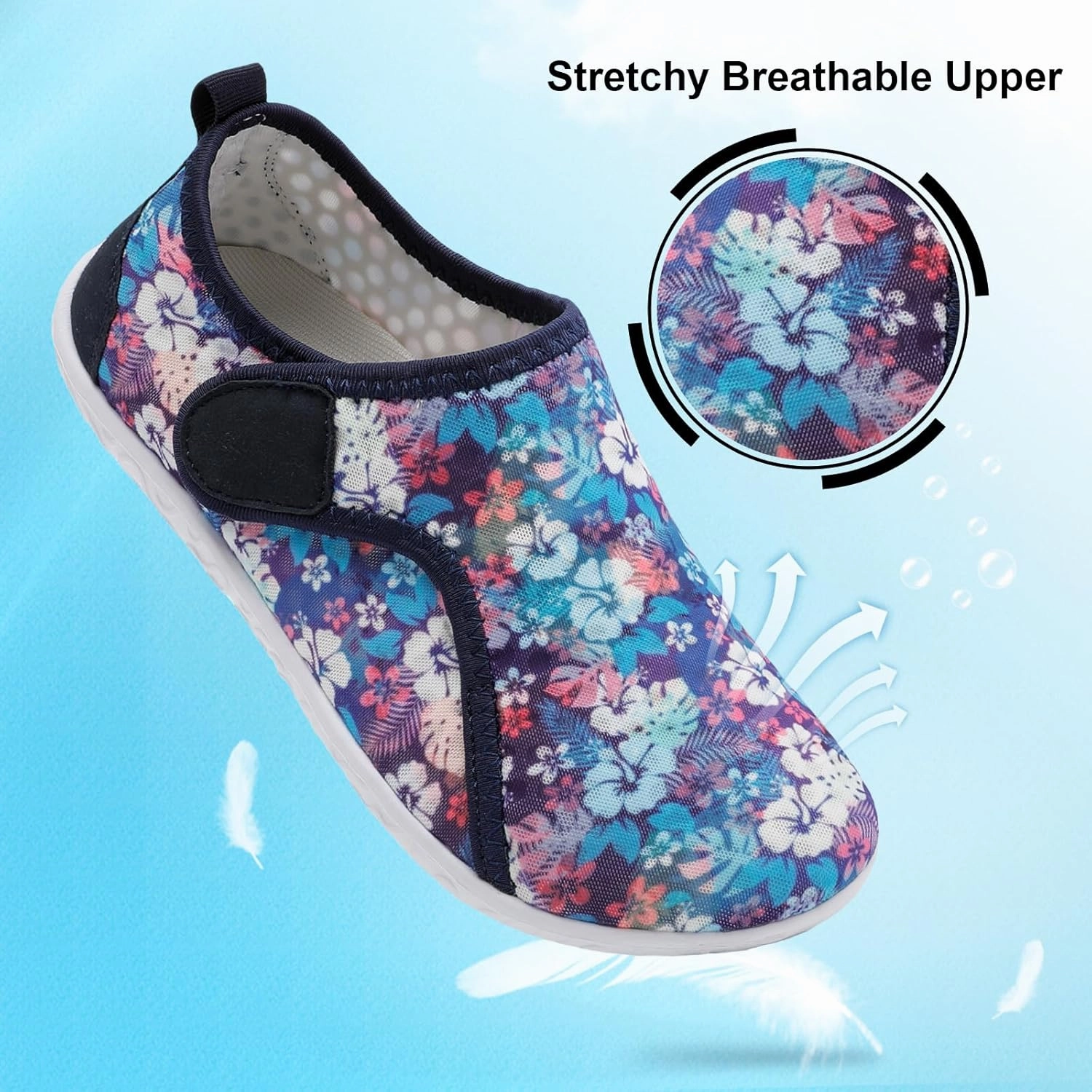 XIHALOOK Water Shoes for Women Men Quick Dry Lightweight Aqua Barefoot for Beach Swim Pool Surf Yoga Sports