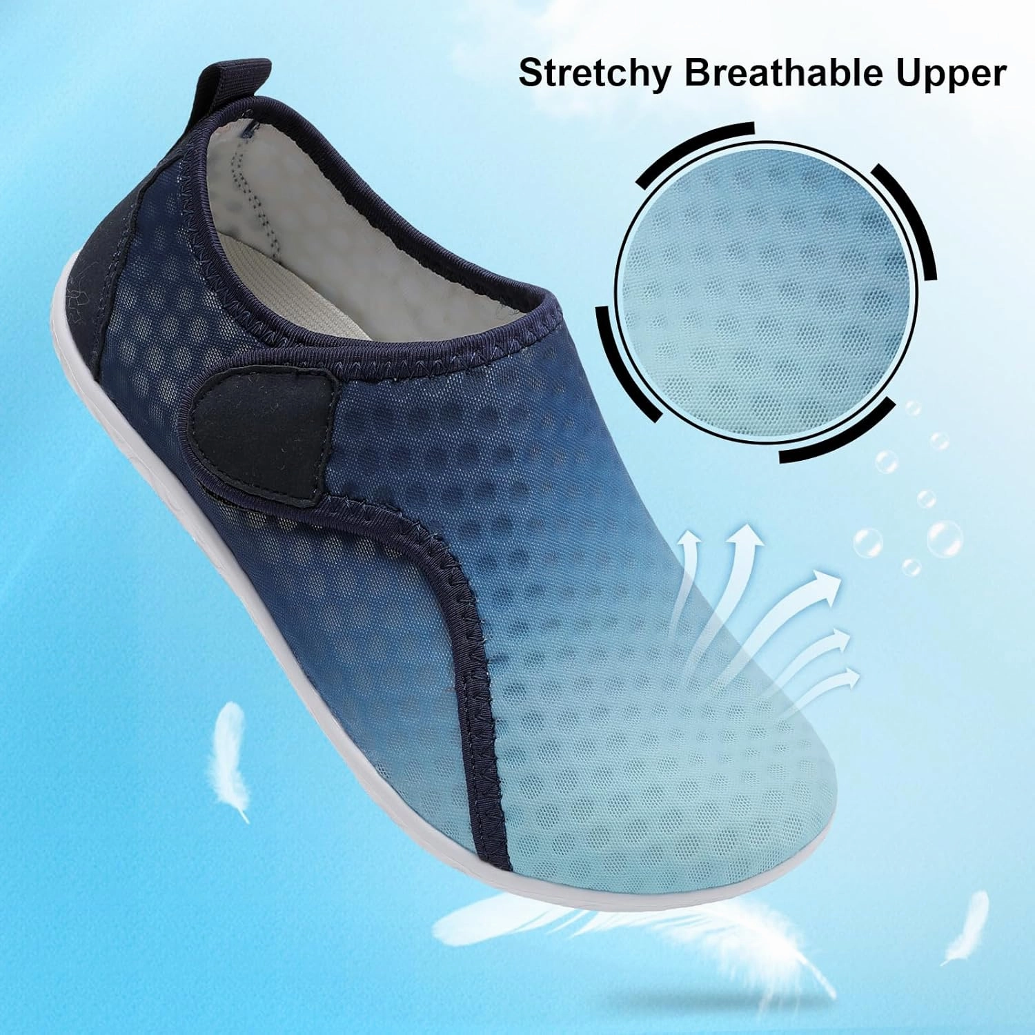 XIHALOOK Water Shoes for Women Men Quick Dry Lightweight Aqua Barefoot for Beach Swim Pool Surf Yoga Sports