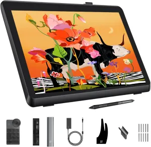 XPPen Artist Pro 22 Gen2 2.5K QHD Drawing Tablet with Screen, 16384 Pen Pressure Stylus Graphic Tablet with Wireless Keydial, 99% Adobe RGB, △E<1, ADS-IPS Pen Display with Full Laminated Screen 21.5"