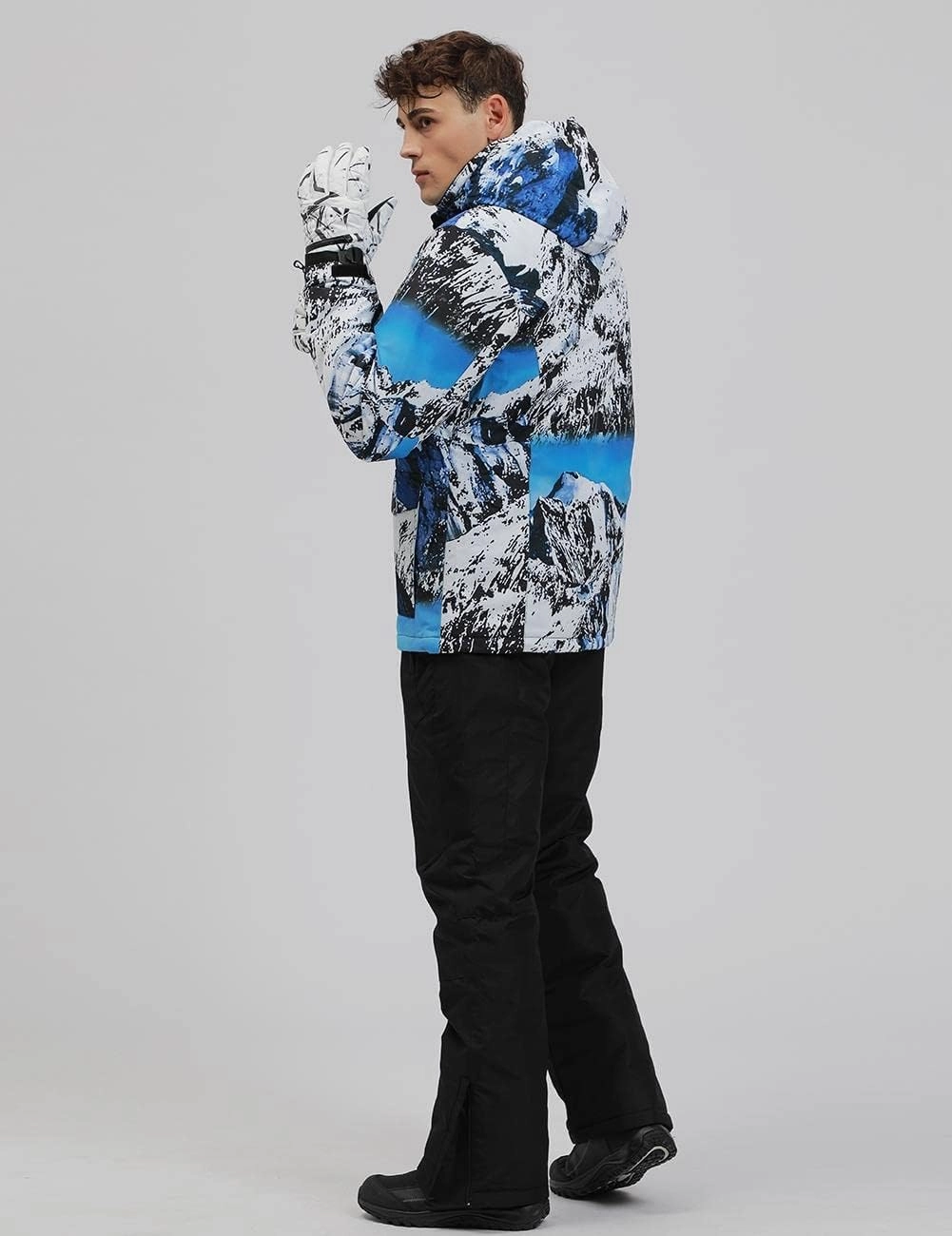YEEFINE Men's Ski Suits Waterproof Winter Snowsuit Snow Snowboard Jackets Coats Pants Set