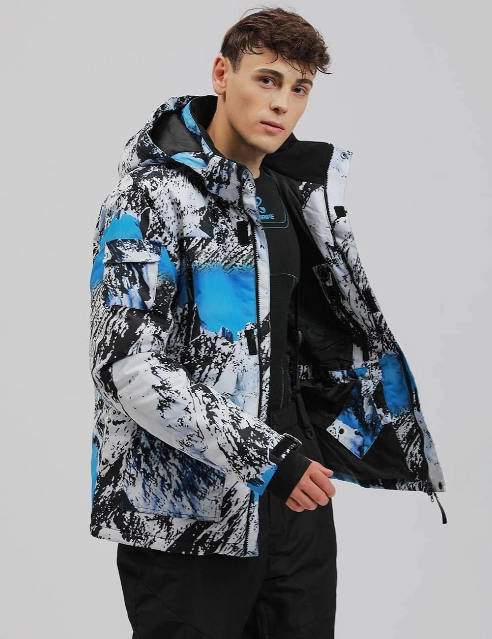 YEEFINE Men's Ski Suits Waterproof Winter Snowsuit Snow Snowboard Jackets Coats Pants Set