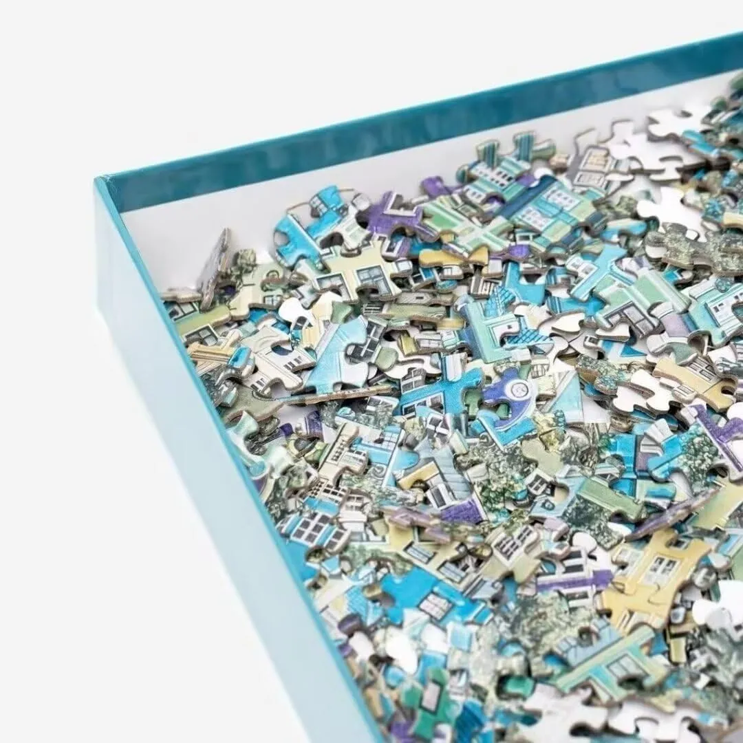 Ying Yang Fish Jigsaw Puzzles for Adults 500 Piece Puzzle for Adults Challenging Puzzle with Letters on Back Challenging Family Puzzle Art DIY Toy Gift