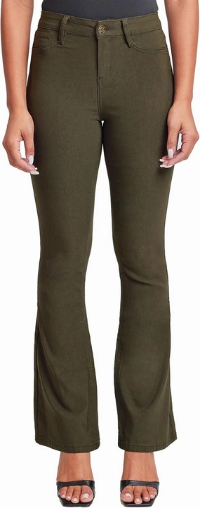 YMI Women's Hyperstretch Forever Color Flare Pants