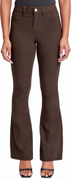 YMI Women's Hyperstretch Forever Color Flare Pants