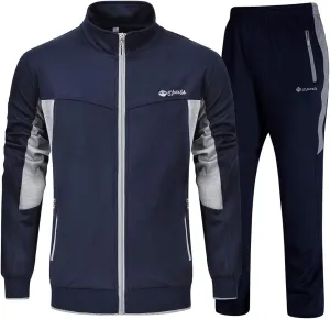 YSENTO Men's Tracksuits Outfits Set 2 Piece Jogging Suits Warm Up Sweatsuits Sweat Track Suits Sets