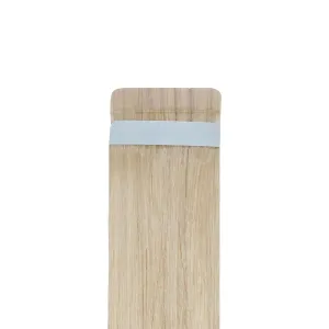 Zala Tape-In Human Remy Hair Extensions - Natural, Silky & Straight Discreet Tape in Extensions - Blend Easy into Natural Hair - 20 Piece Bundle, in Beachy Blonde (52g / 20 inch)