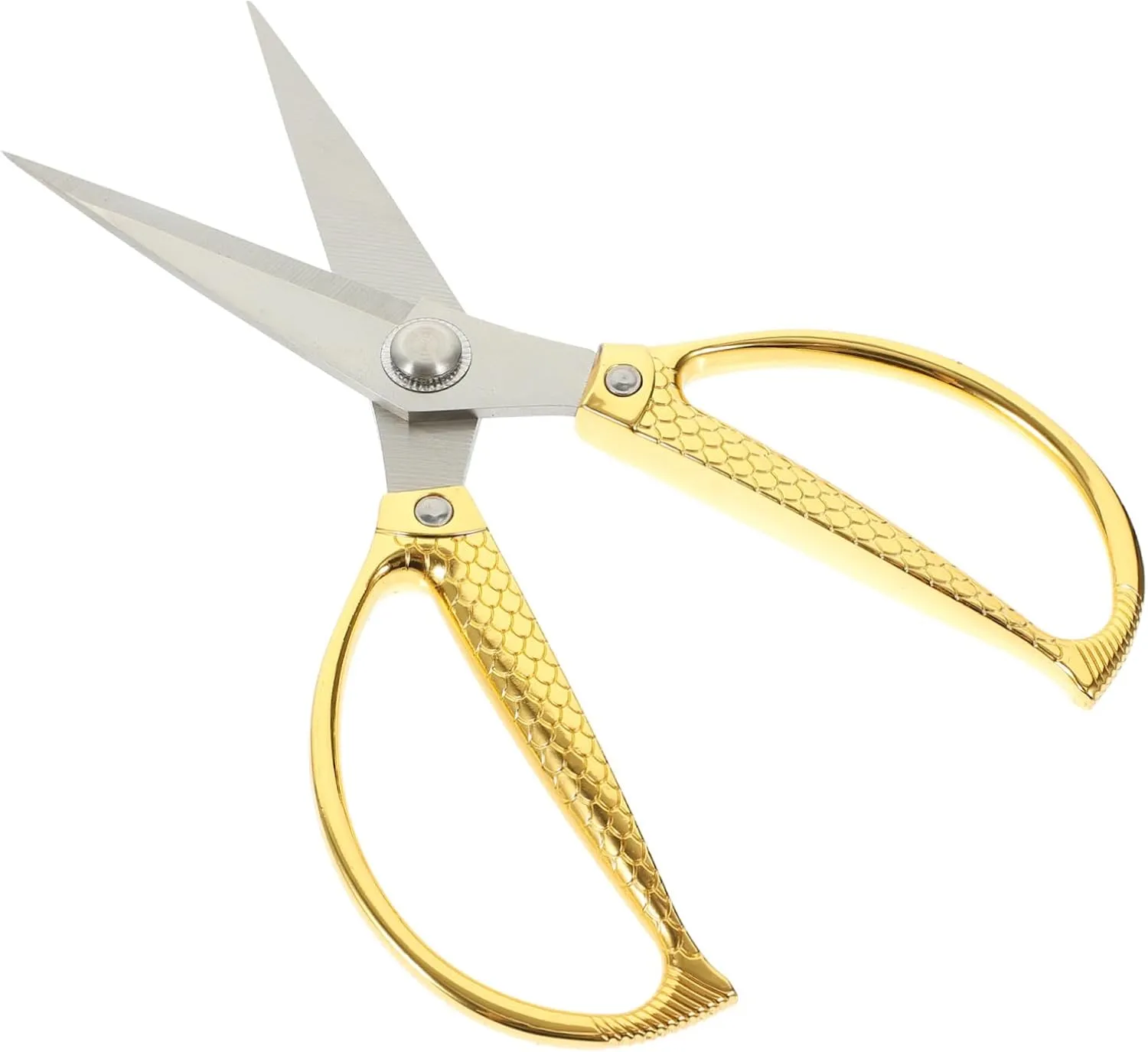 Zerodeko Stainless Steel Scissors Kitchen Shears Fish Pattern Safe and Easy to Use