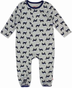 Zutano Baby Organic Cotton Footie Pajamas, Snap-Front Infant Pajamas